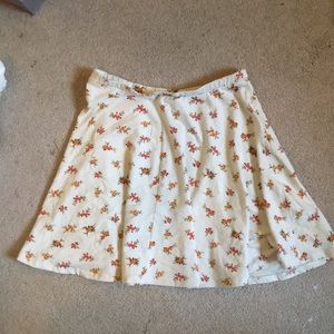 pacsun floral skirt